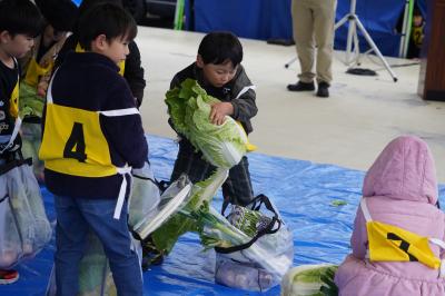 野菜詰め放題ちびっこ選手権