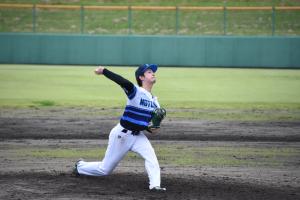 圧巻の投球を披露した柳沼投手